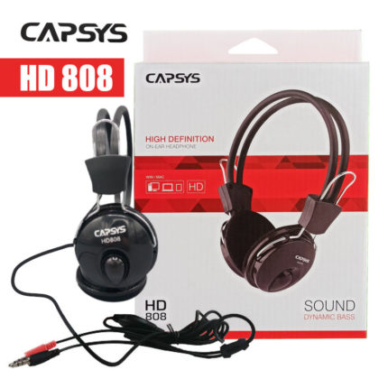 Casque filaire CAPSYS HD-808 106db longueur de fil 2m