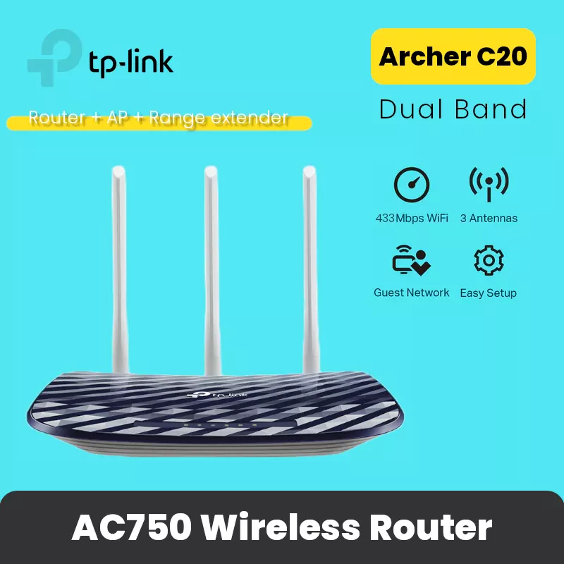 Modem Routeur WiFi TP-Link AC1200 VR300 VDSL/ADSL - speedmaxcomputer
