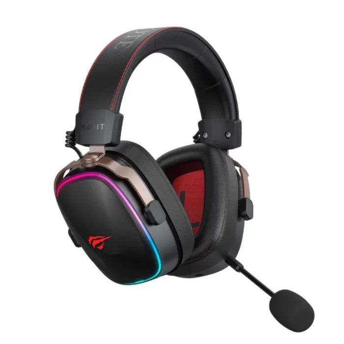 Casque Gaming sans-fil Havit H2039BG RGB 2.4GHz image 05